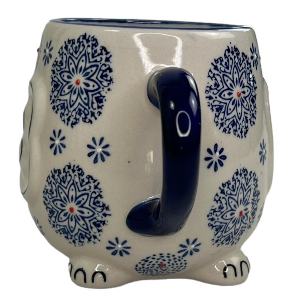 Eb/ Yokohama Studio Miyabi Royal Elephant Coffee Tea Mug Cup 3d Embossed Japan - Picture 4 of 6